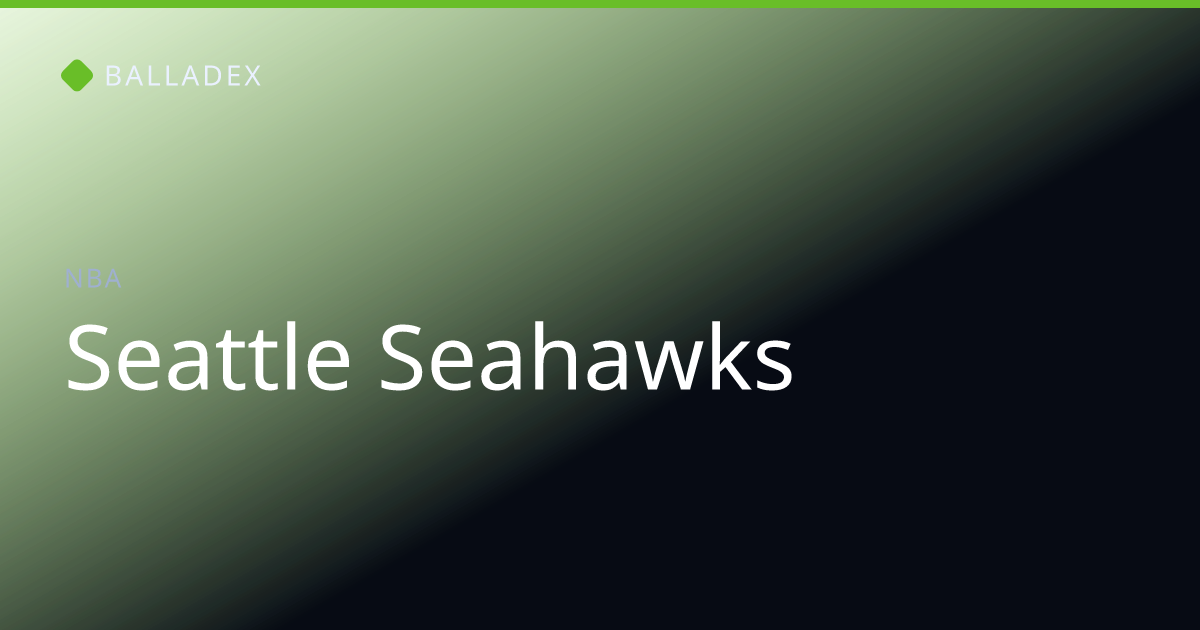 Seattle Seahawks depth chart — every position, updated October 8, 2026 | Balladex